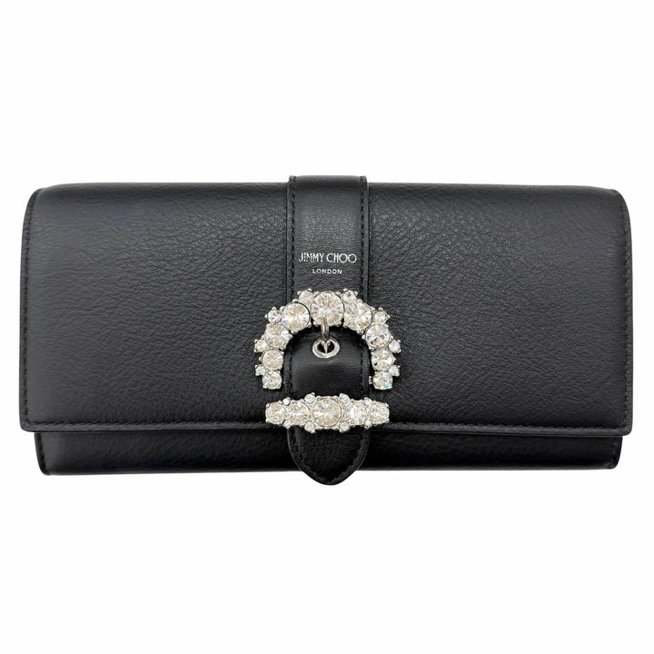 Excellent JIMMY CHOO Purse black leather Women