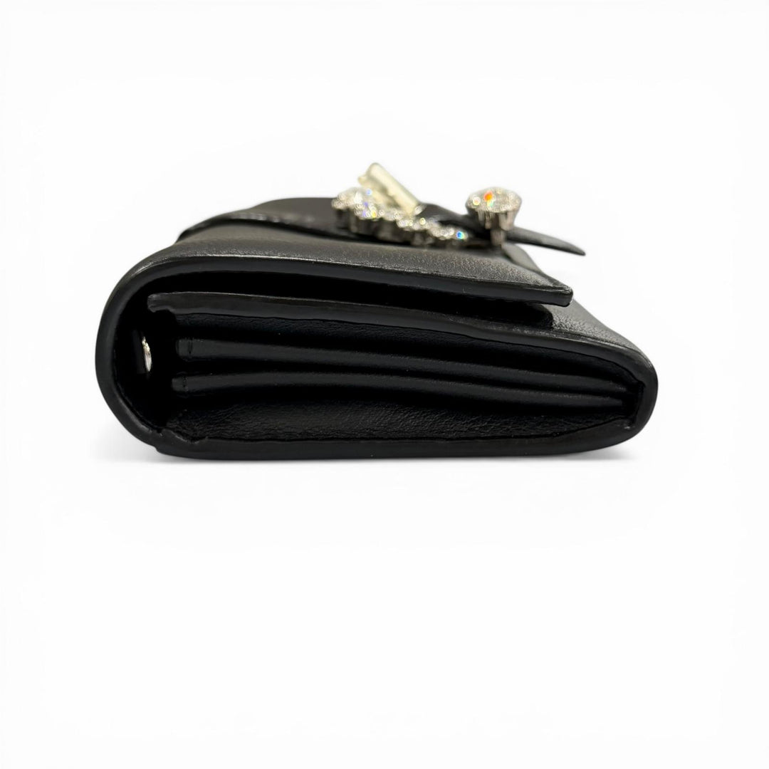 Excellent JIMMY CHOO Purse black leather Women