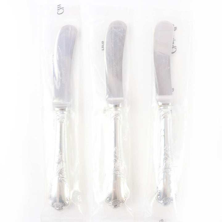 Pristine Christofle cutlery Marly Butter Knife 3-Piece Set Silver Women