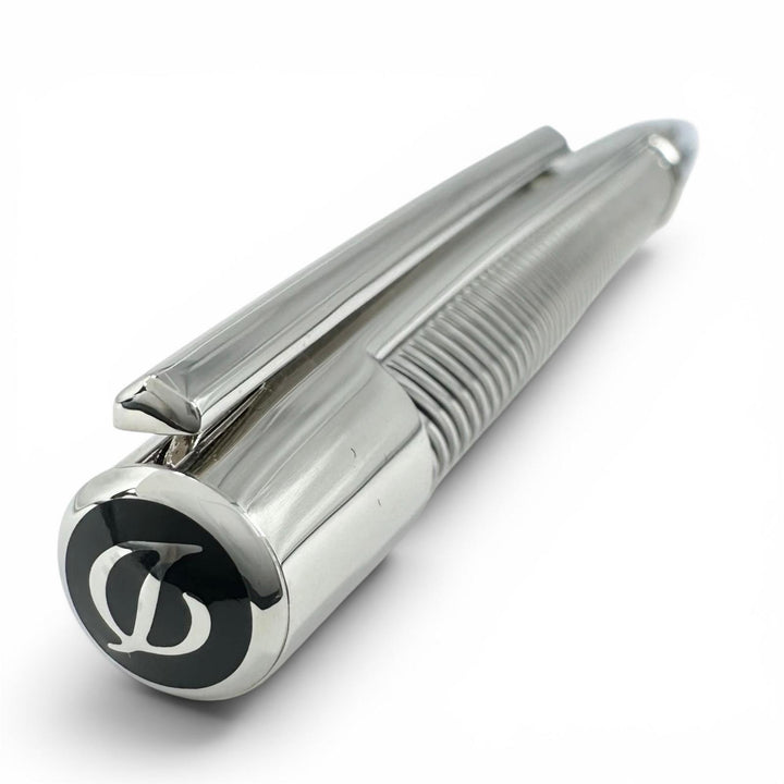 Excellent Dupont Ballpoint pen Defi Palladium finish, Silver mens 405722
