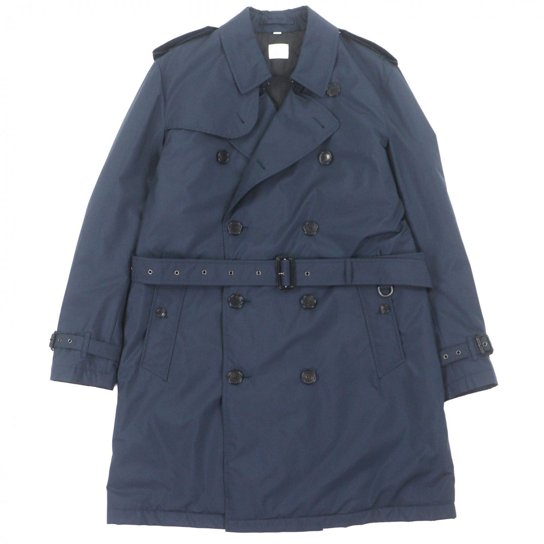 Excellent BURBERRY trench coat Navy polyester mens 52 8018793