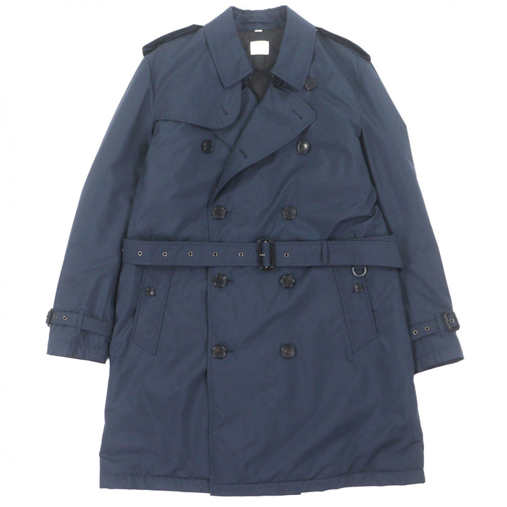 Excellent BURBERRY trench coat Navy polyester mens 52 8018793