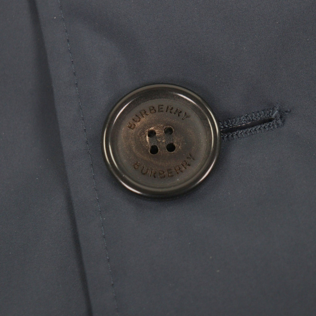 Excellent BURBERRY trench coat Navy polyester mens 52 8018793