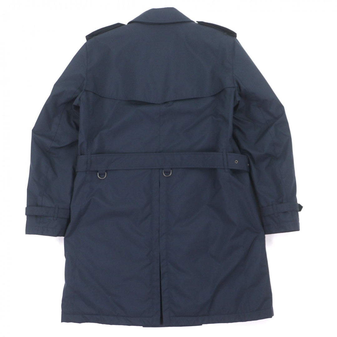Excellent BURBERRY trench coat Navy polyester mens 52 8018793