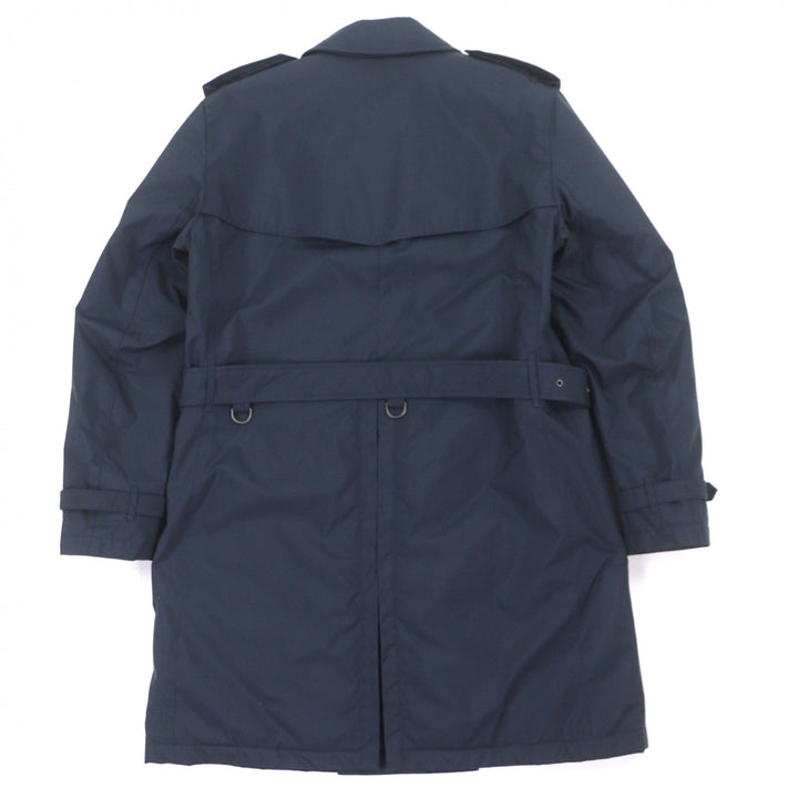 Excellent BURBERRY trench coat Navy polyester mens 52 8018793