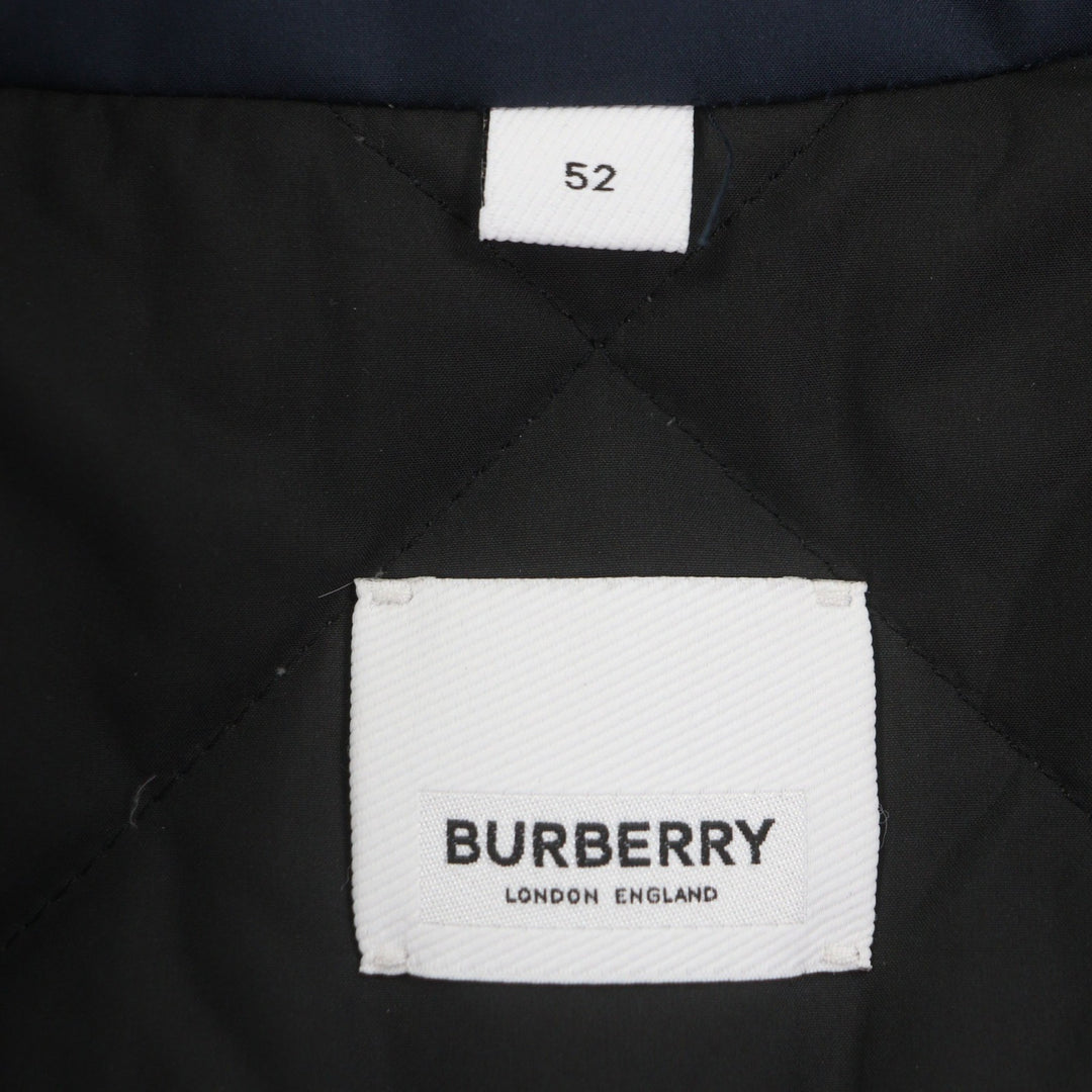 Excellent BURBERRY trench coat Navy polyester mens 52 8018793