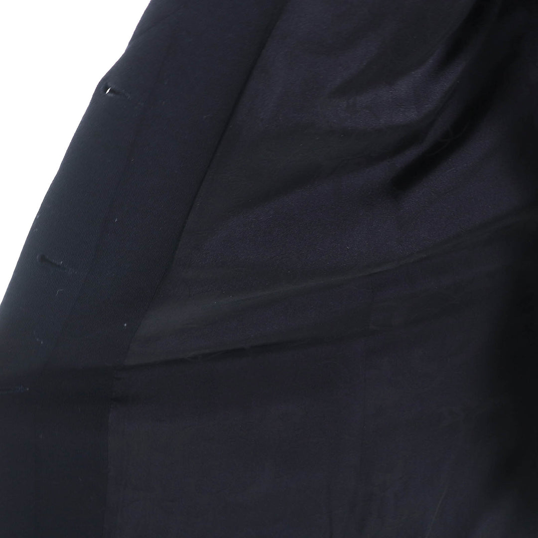 Great CHANEL coat COCO Mark button black wool Women 38 07A P31269V21533