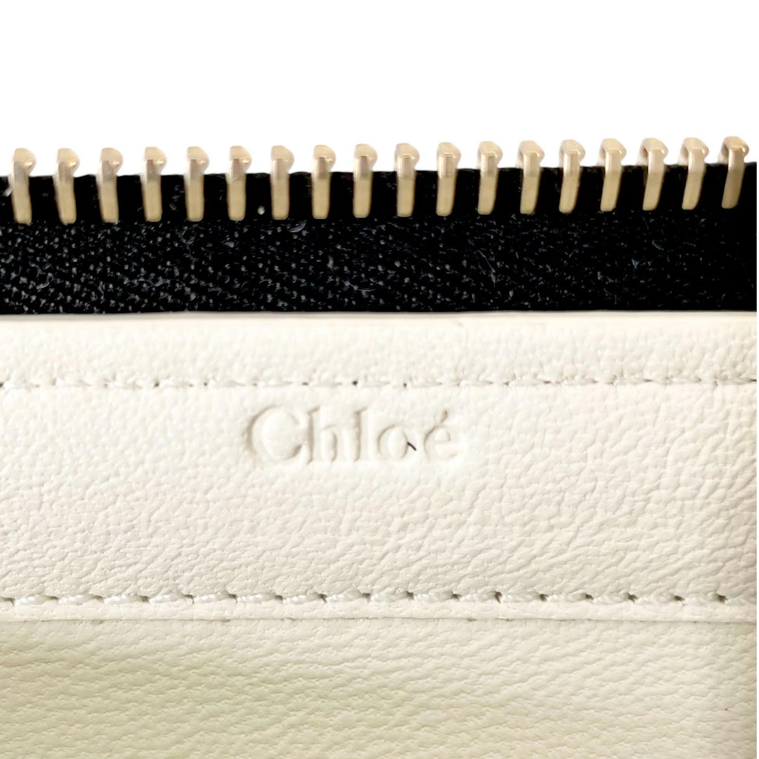 Pristine Chloe Purse SENSE Zip Around black leather Women CHC23AP970I10