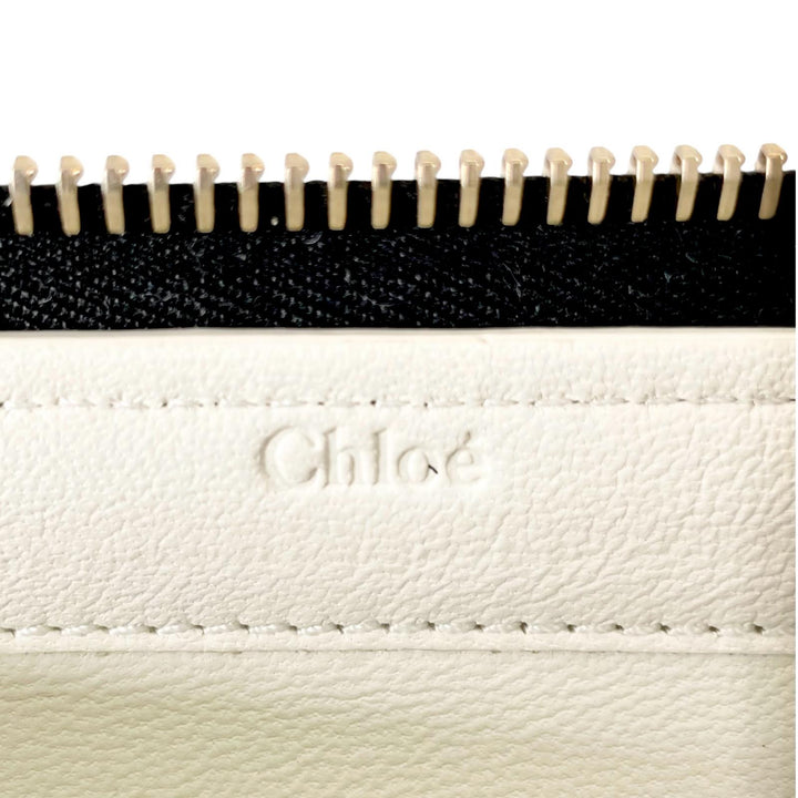 Pristine Chloe Purse SENSE Zip Around black leather Women CHC23AP970I10