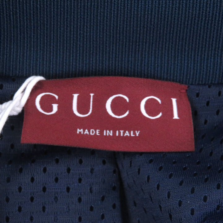 Pristine GUCCI Blouson Neoprene Logo Web Stripe Zip-Up Track Jacket