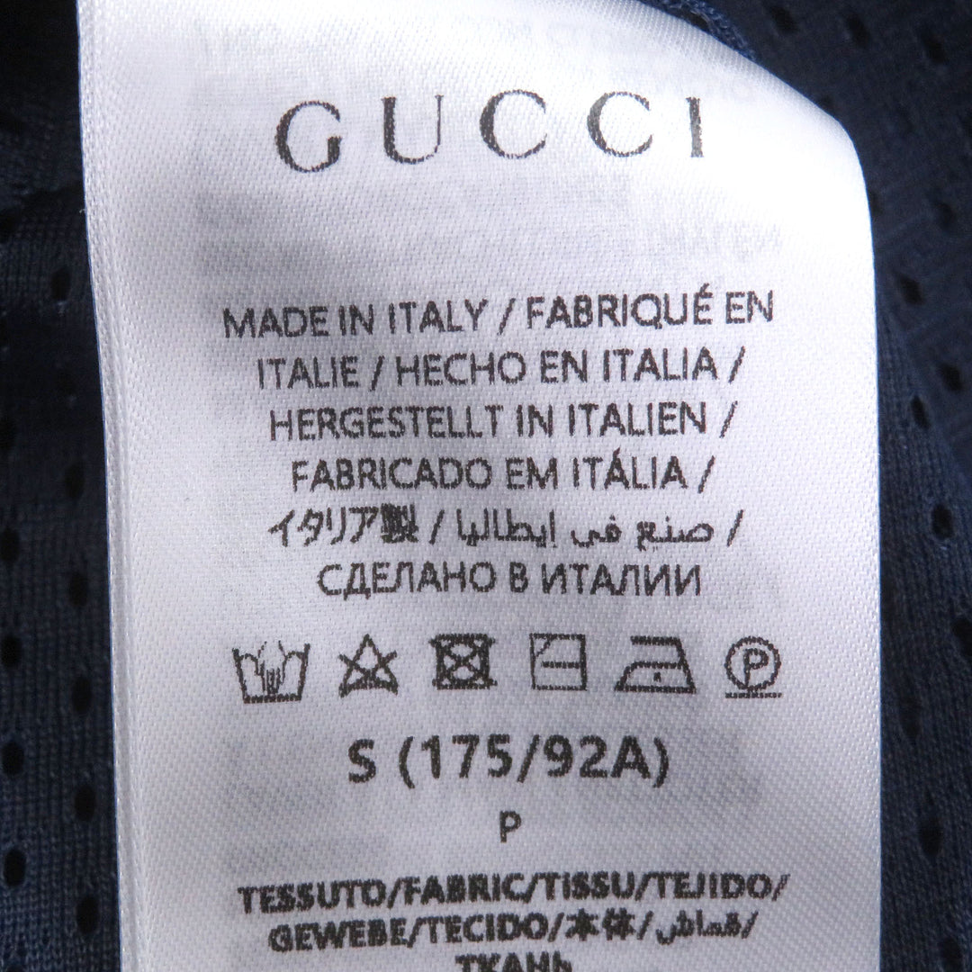 Pristine GUCCI Blouson Neoprene Logo Web Stripe Zip-Up Track Jacket