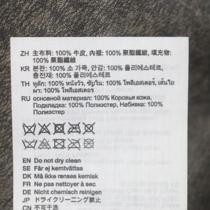 Great ACNE STUDIOS DISTRESSED LEATHER JACKET Black 44 FN-MN-LEAT000255