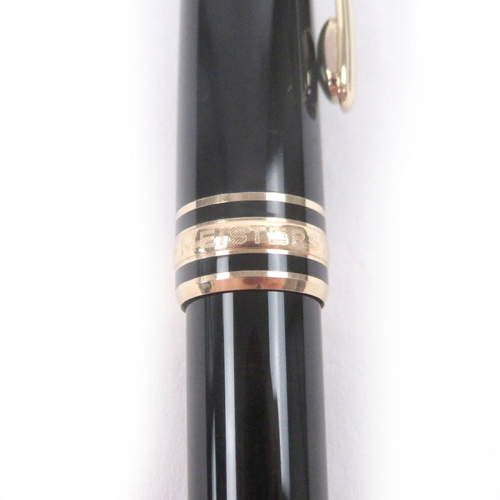 Great MONTBLANC fountain pen Meisterstück Classic black 14K mens