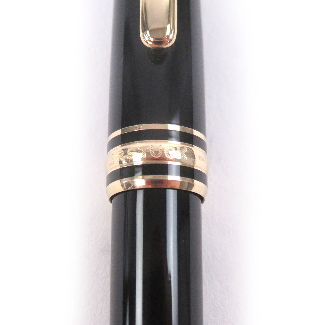 Great MONTBLANC fountain pen Meisterstück Classic black 14K mens