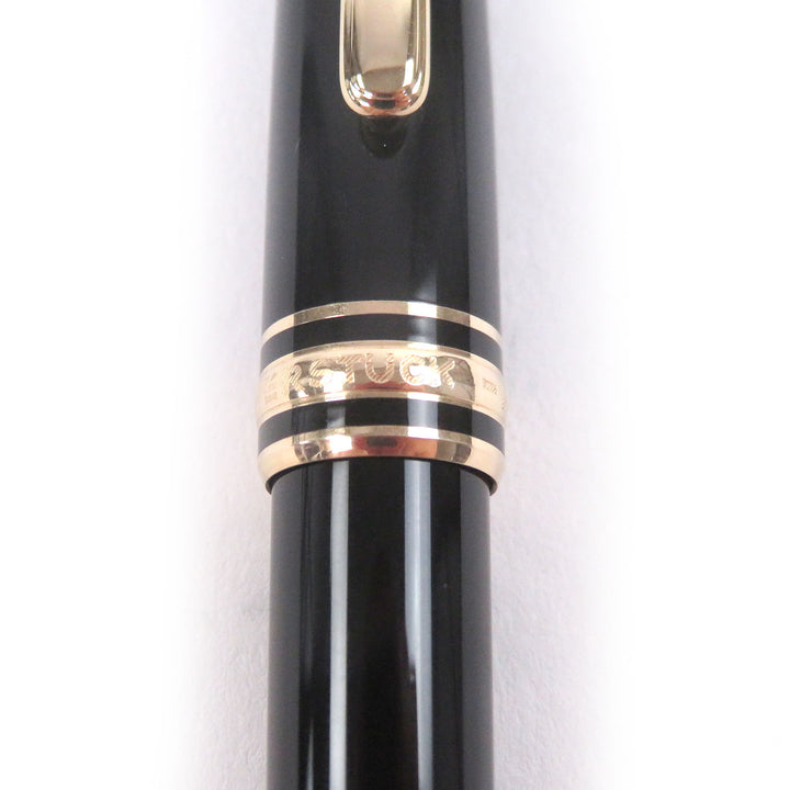 Great MONTBLANC fountain pen Meisterstück Classic black 14K mens