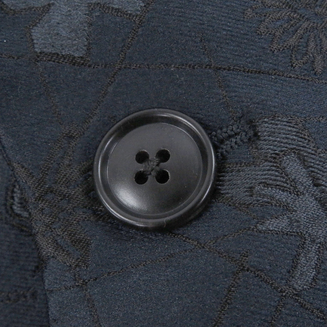 Excellent HERMES tailored jacket Single-breasted floral print blazer