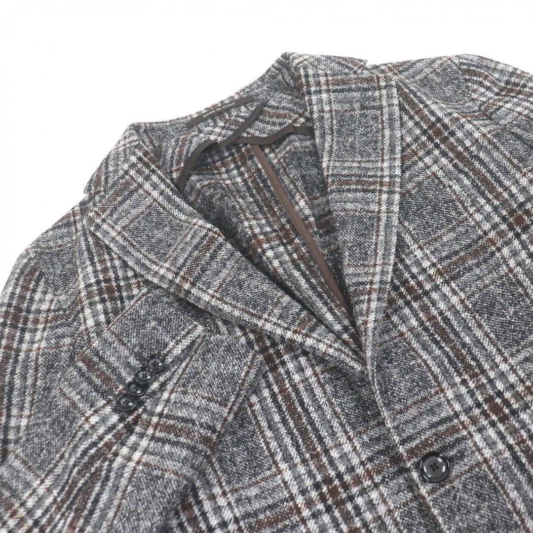 Excellent TAGLIATORE Jacket gray alpaca mens 48