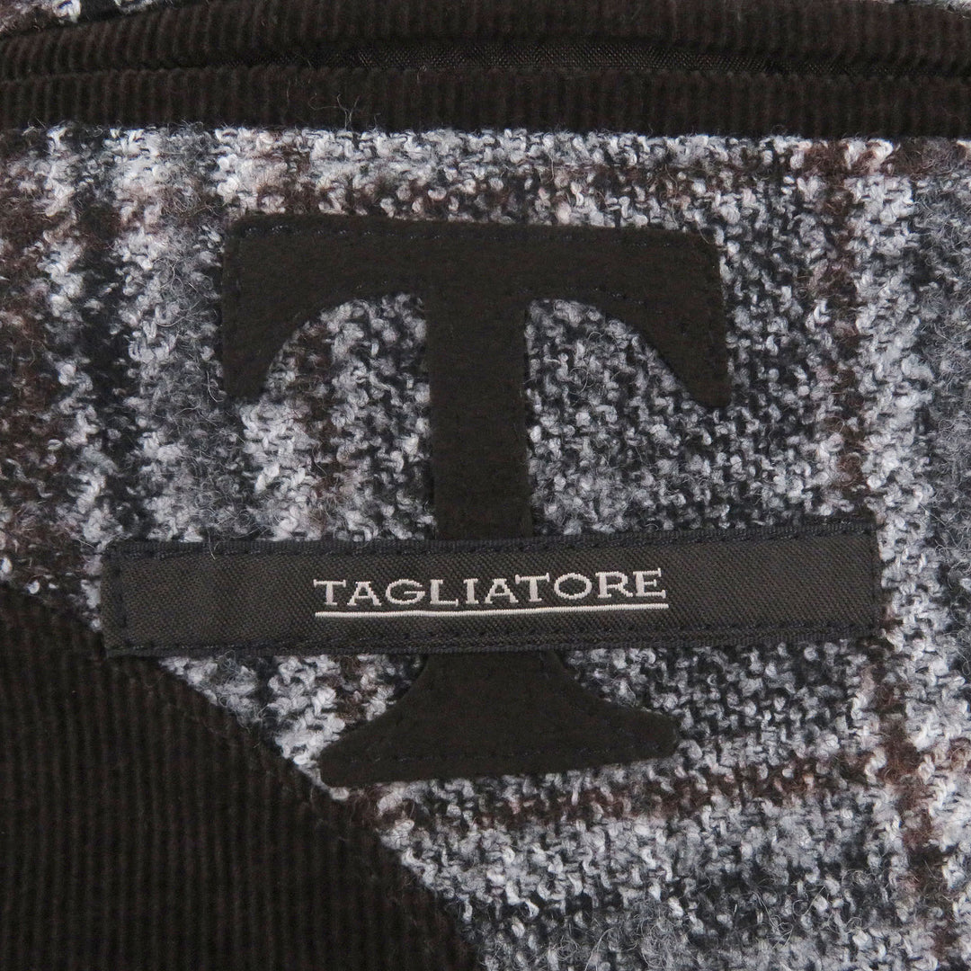 Excellent TAGLIATORE Jacket gray alpaca mens 48