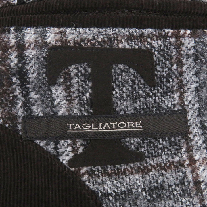 Excellent TAGLIATORE Jacket gray alpaca mens 48