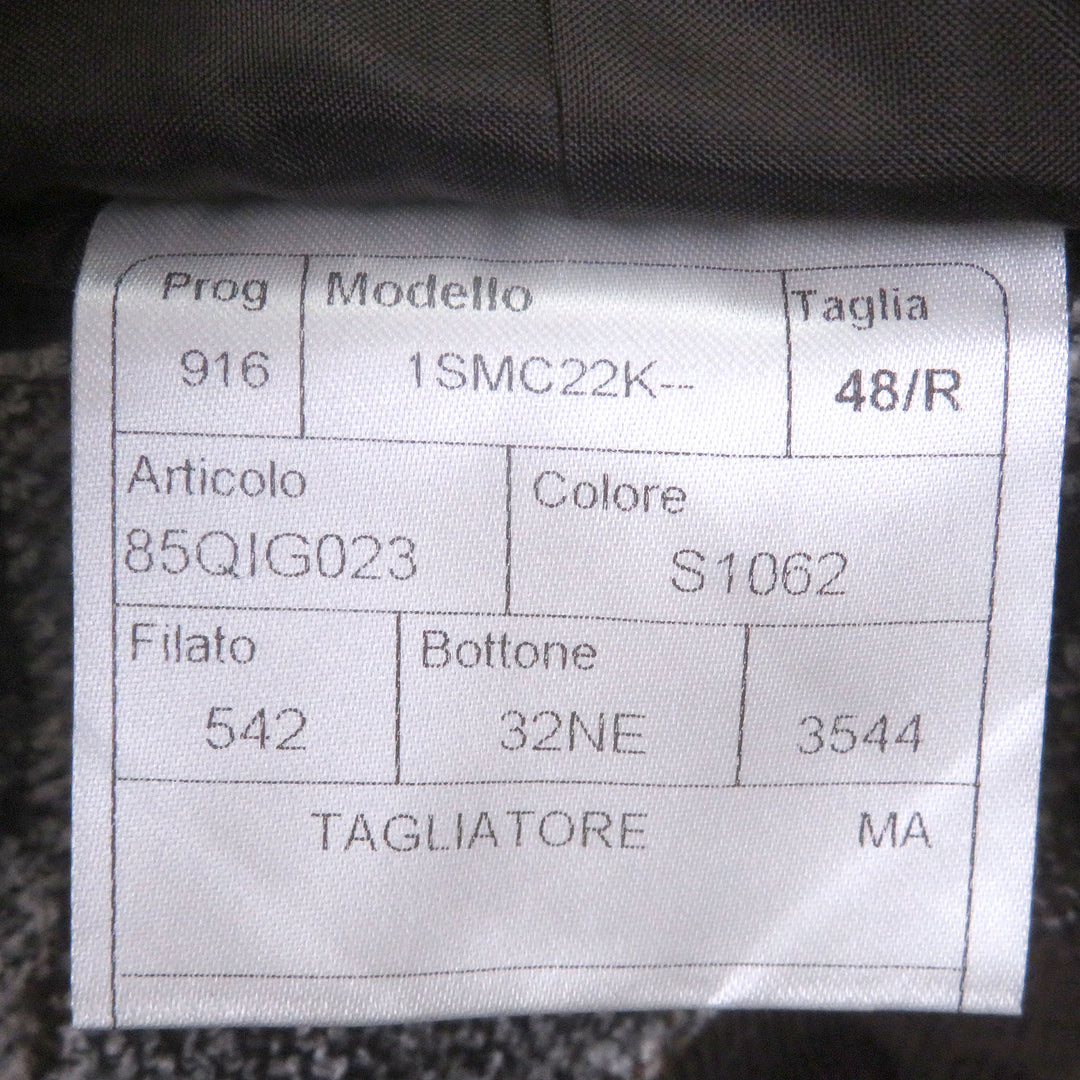 Excellent TAGLIATORE Jacket gray alpaca mens 48