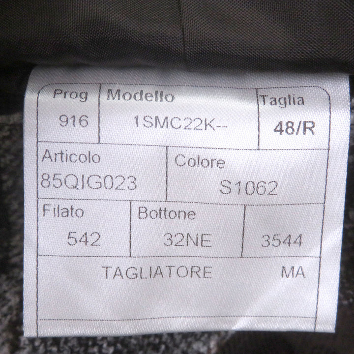Excellent TAGLIATORE Jacket gray alpaca mens 48