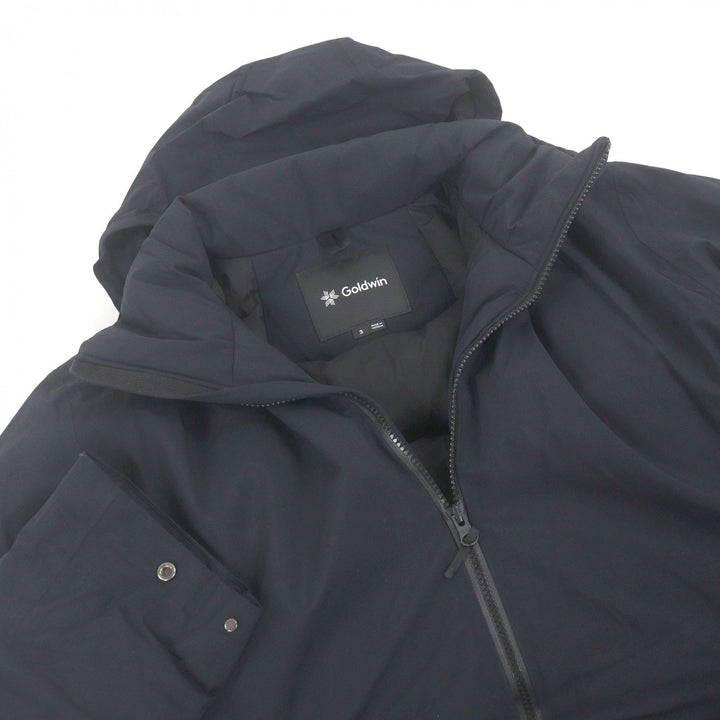 Excellent Goldwin down coat Snow Range black Nylon mens 3 GL23348