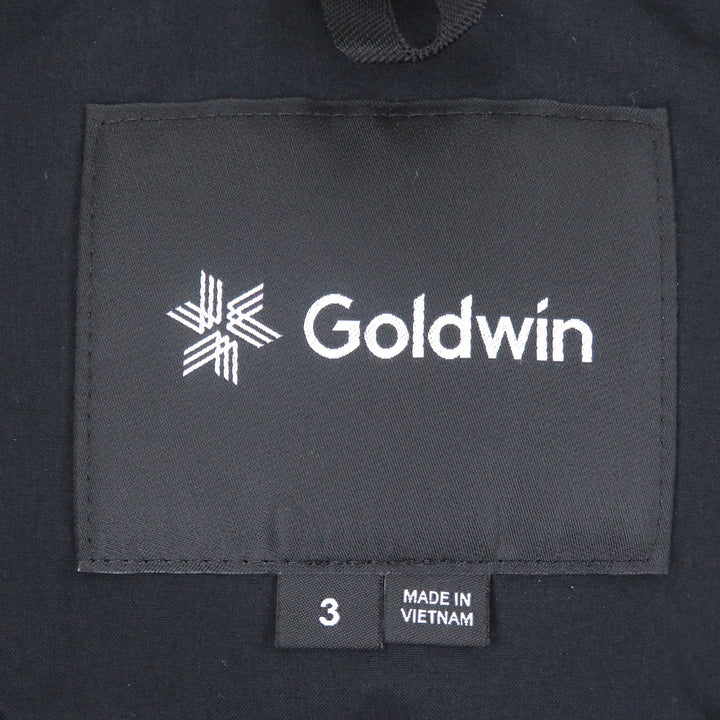 Excellent Goldwin down coat Snow Range black Nylon mens 3 GL23348