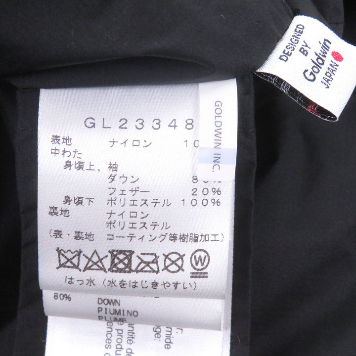 Excellent Goldwin down coat Snow Range black Nylon mens 3 GL23348