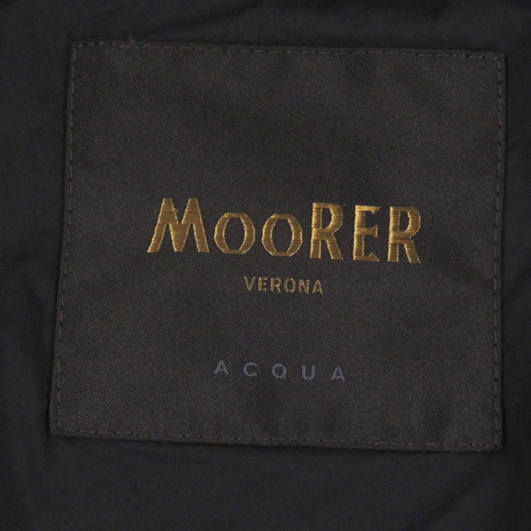 Great MOORER Down jacket CATALDI ACQUA double zip hooded jacket black