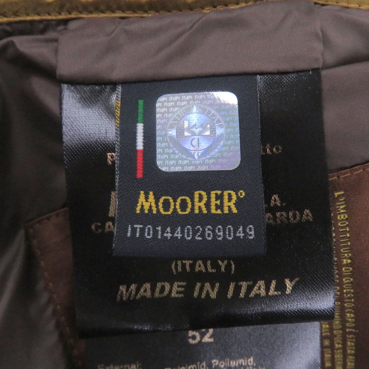 Great MOORER Down jacket CATALDI ACQUA double zip hooded jacket black