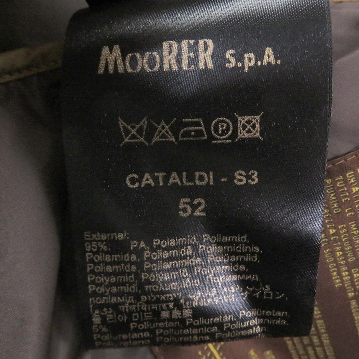 Great MOORER Down jacket CATALDI ACQUA double zip hooded jacket black