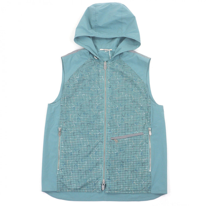 Pristine HERMES Best H logo all-over print solid color reversible hooded