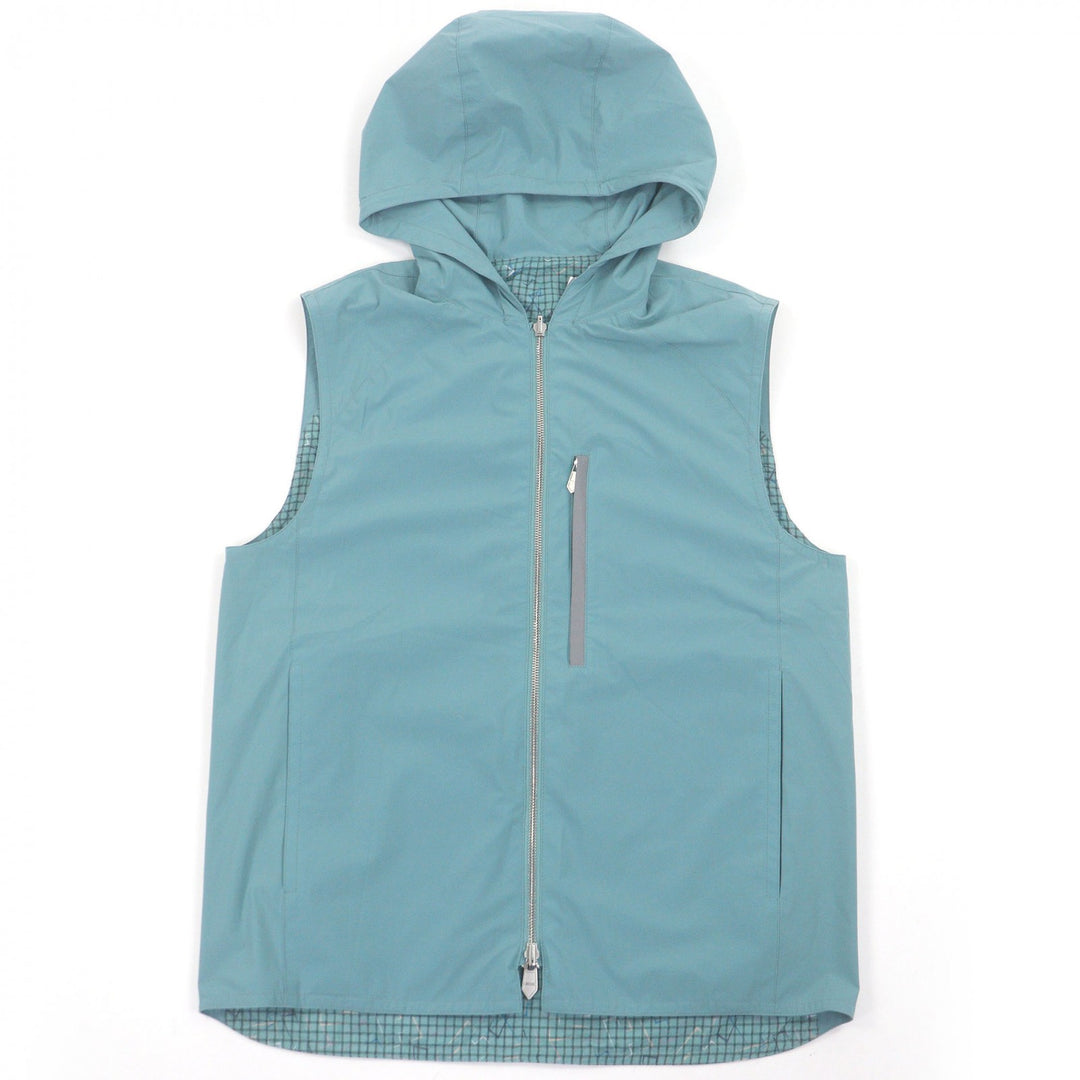 Pristine HERMES Best H logo all-over print solid color reversible hooded