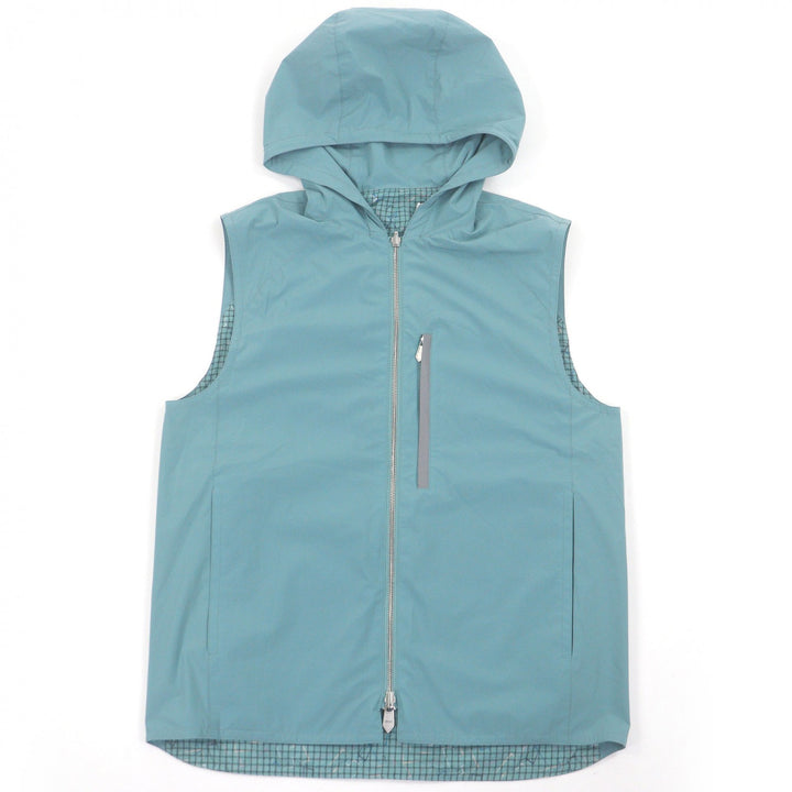 Pristine HERMES Best H logo all-over print solid color reversible hooded