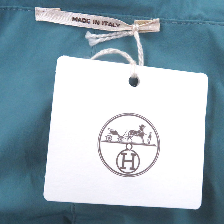 Pristine HERMES Best H logo all-over print solid color reversible hooded