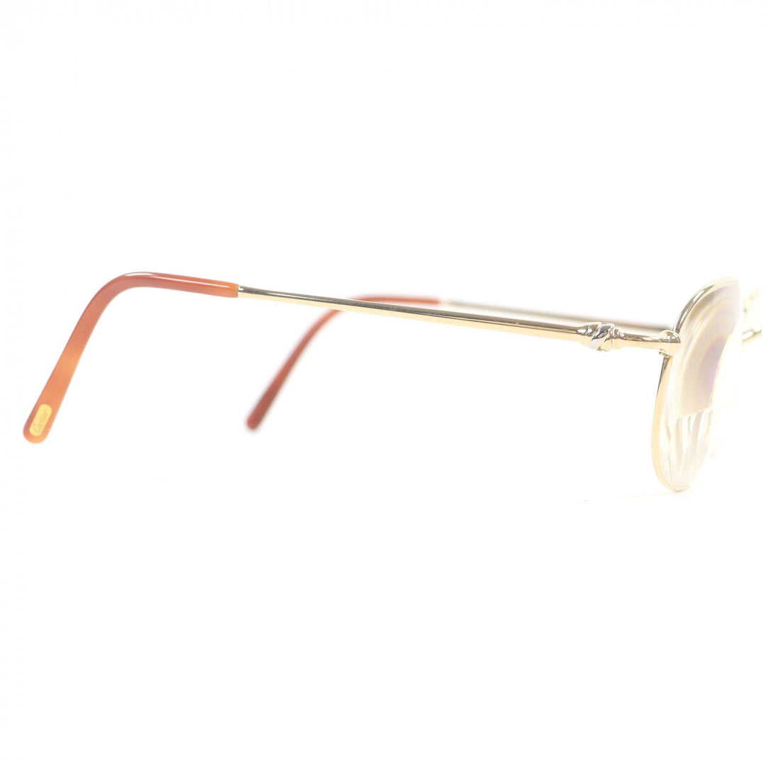Great Cartier Glasses 135 Trinity gold mens