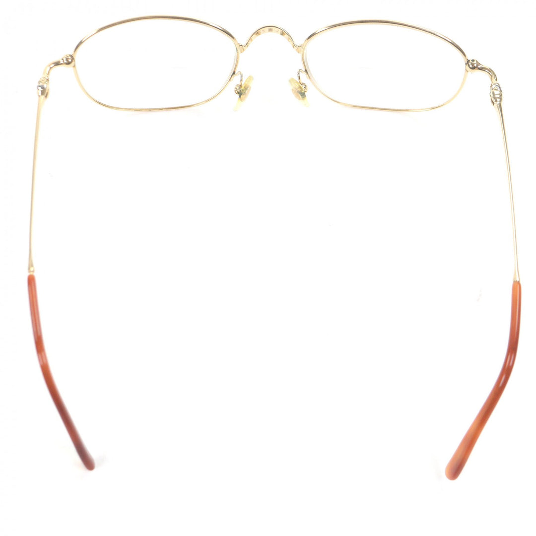 Great Cartier Glasses 135 Trinity gold mens