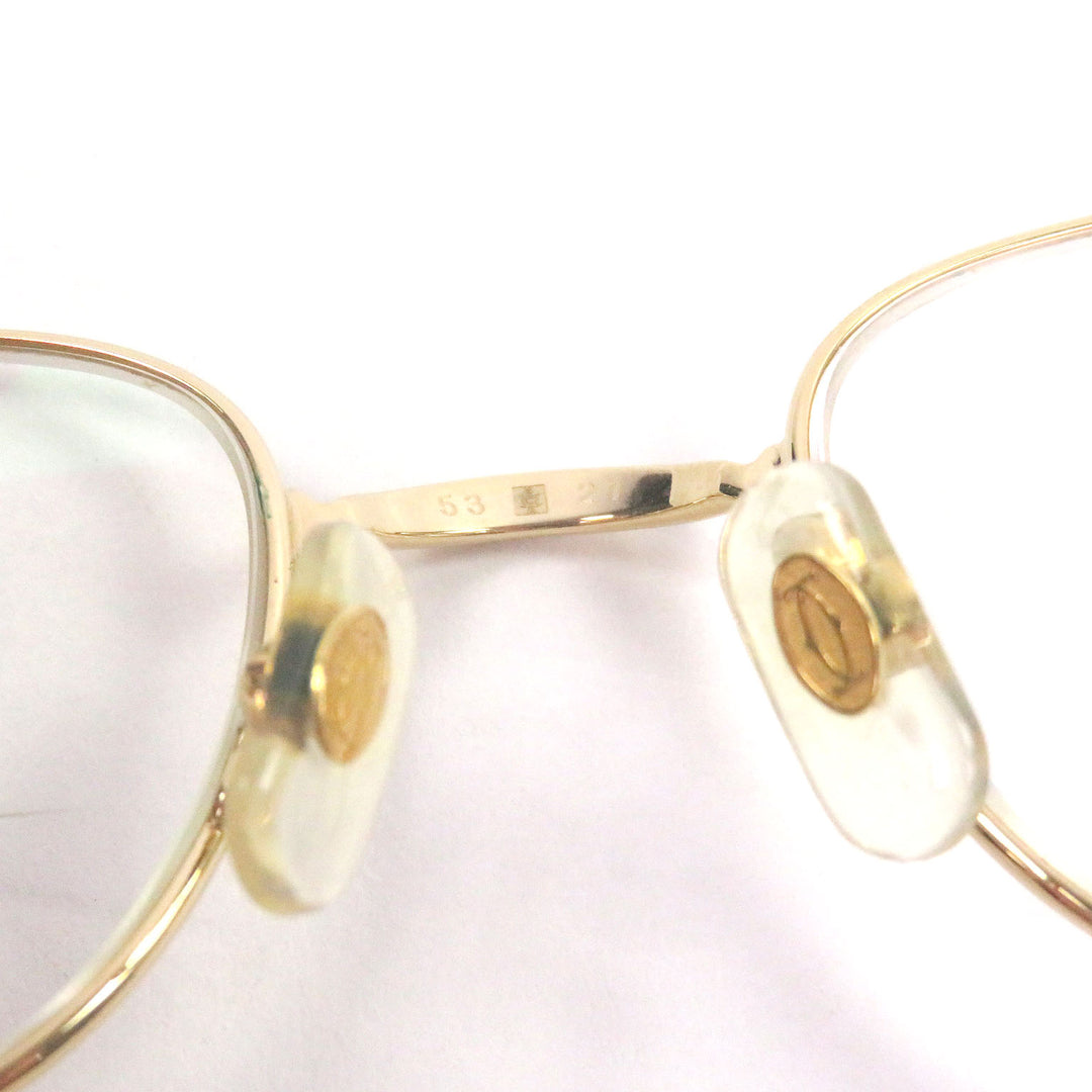 Great Cartier Glasses 135 Trinity gold mens