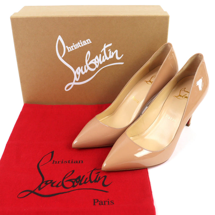 Pristine Christian Louboutin pumps Pigalle Pointed toe Patent leather 37 1100382