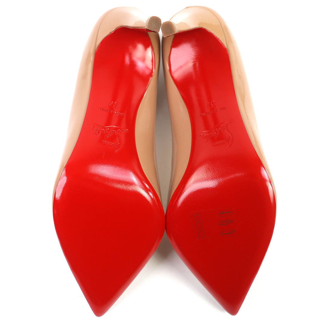 Pristine Christian Louboutin pumps Pigalle Pointed toe Patent leather 37 1100382
