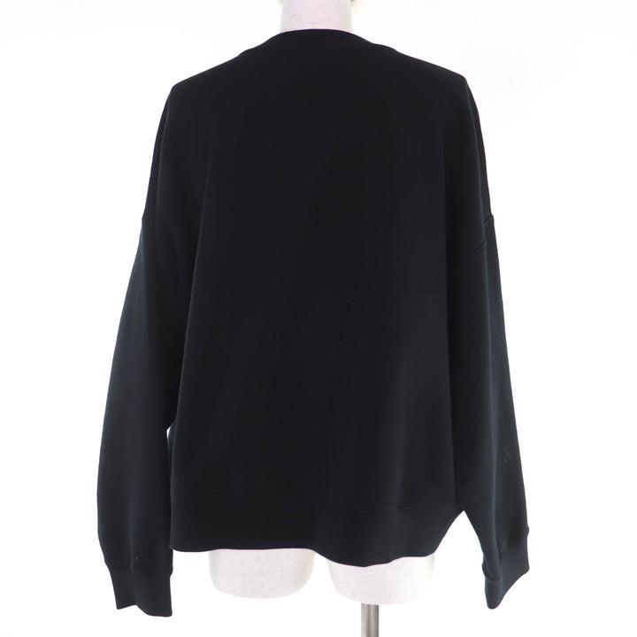 Pristine GUCCI sweat Interlocking G Cropped black cotton Women S