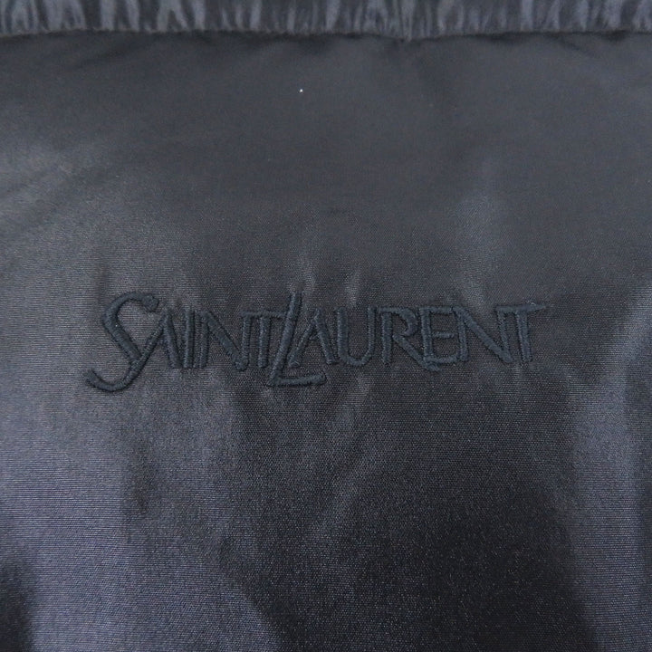 Excellent SAINT LAURENT PARIS Down jacket Shearling fleece lining