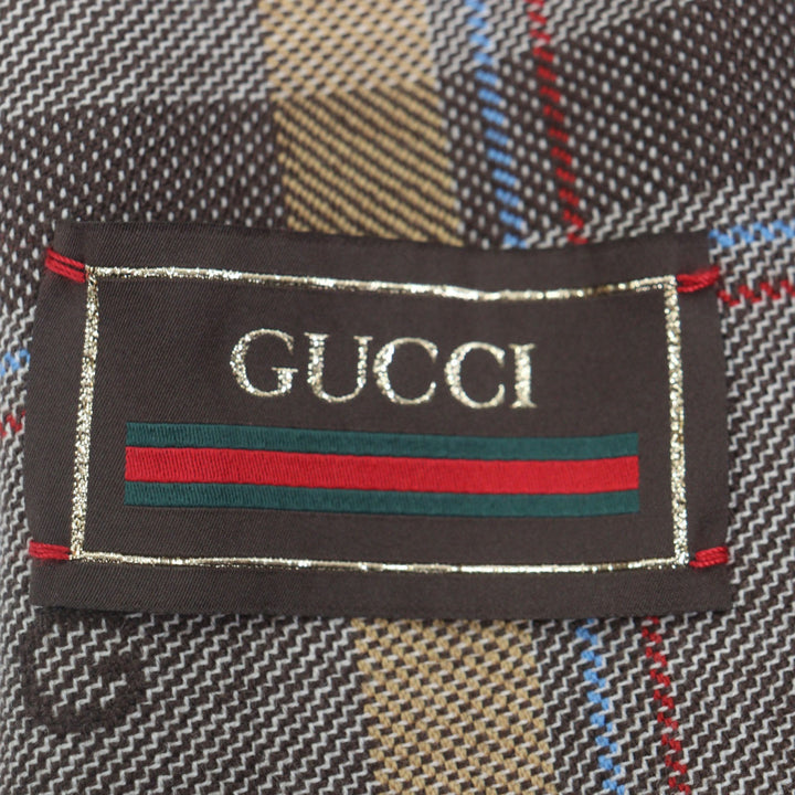 Excellent GUCCI two-piece set Brown wool mens 46/48 675837/680704