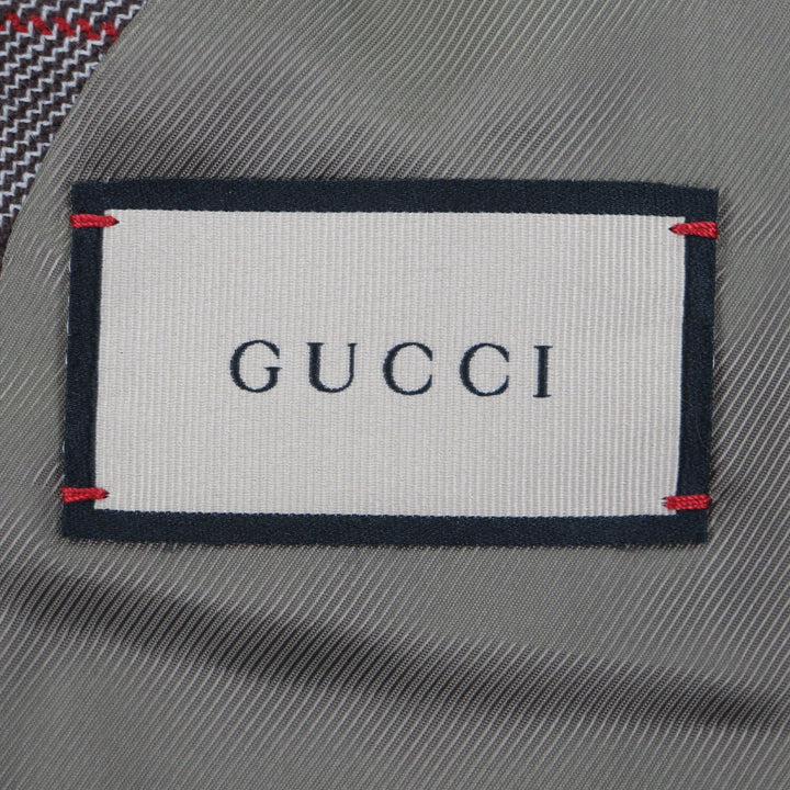 Excellent GUCCI two-piece set Brown wool mens 46/48 675837/680704