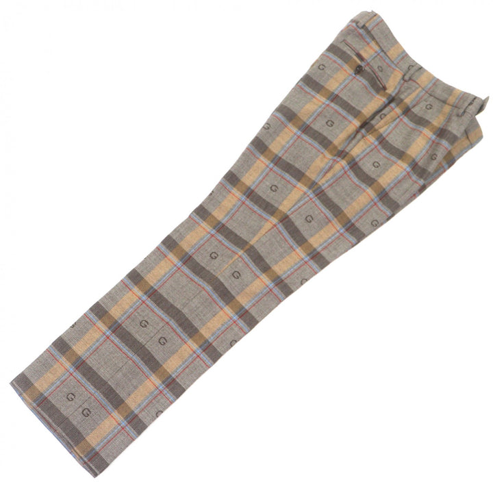 Excellent GUCCI two-piece set Brown wool mens 46/48 675837/680704