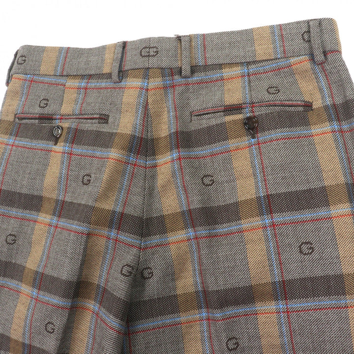 Excellent GUCCI two-piece set Brown wool mens 46/48 675837/680704