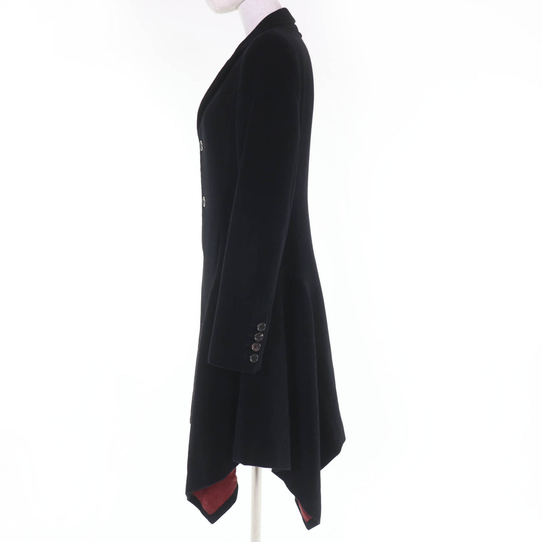 Great Jean Paul Gaultier FEMME coat Hem design black Angola Women 40