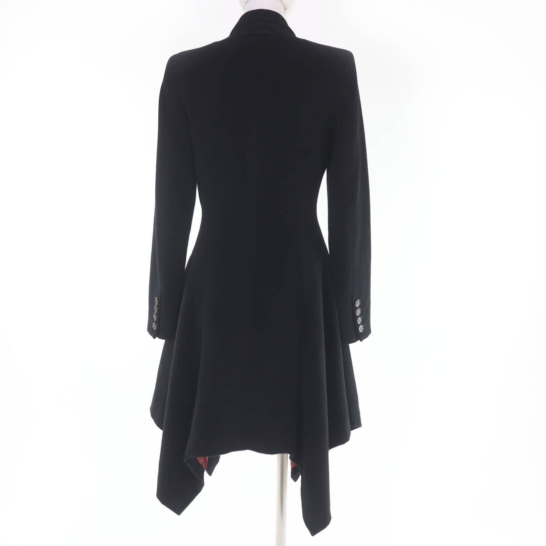 Great Jean Paul Gaultier FEMME coat Hem design black Angola Women 40
