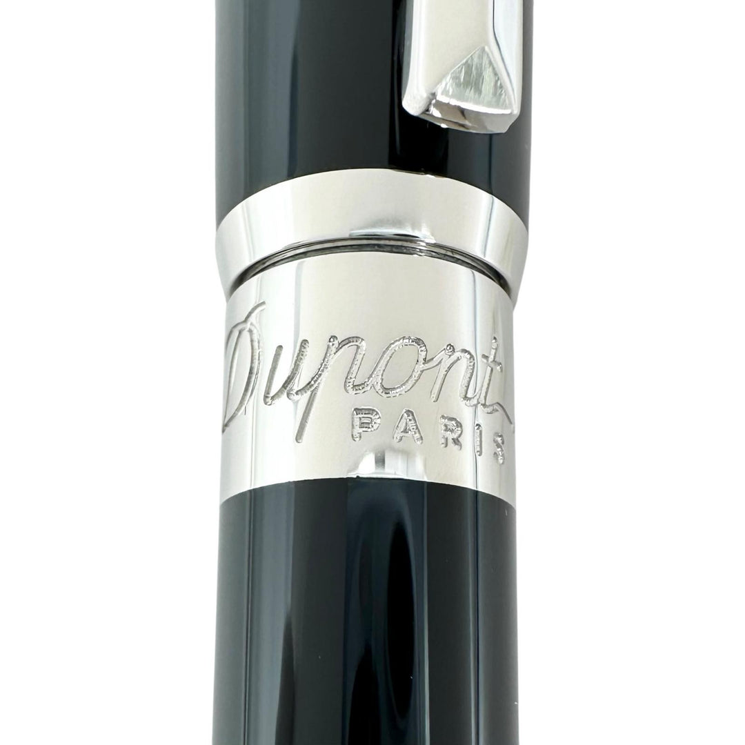 Excellent Dupont Ballpoint pen Elysee Twist-type logo engraving black 417674