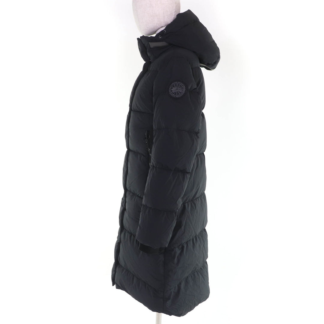 Pristine CANADA GOOSE down coat Byward Parka Logo patch and hood black XS 2610LB